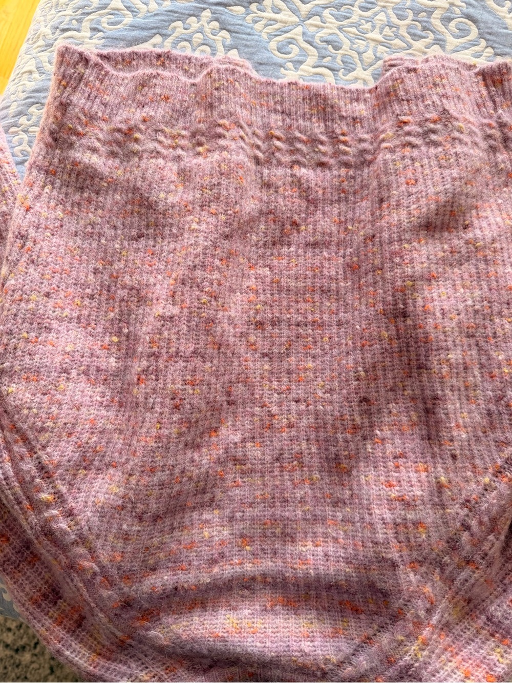 Sézane Othello Cardigan – Multicoloured Lilac - Picture 7 of 7